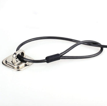 Security Anchor Base Plate for Keyed or Combination Cable Locks,Desk Mount Anchor Accessory for Cable Locks