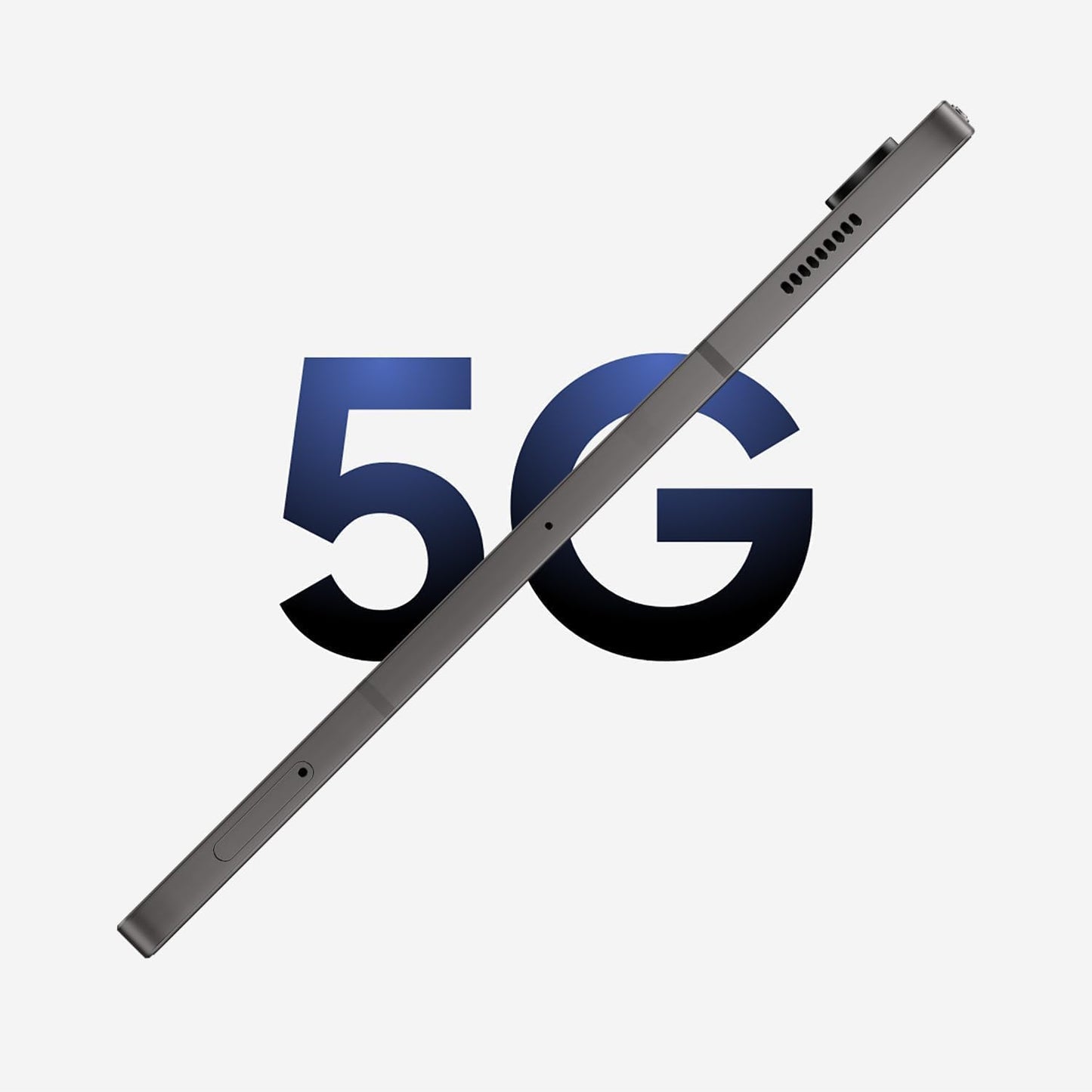 SAMSUNG Galaxy Tab S9 FE 5G (128GB, 6GB, WiFi + Cellular) Fully Unlocked Android Tablet, 10.9”, Wi-Fi 6, S Pen NOT Included, SM-X518U (w/ 256GB SD, Gray) (Renewed)