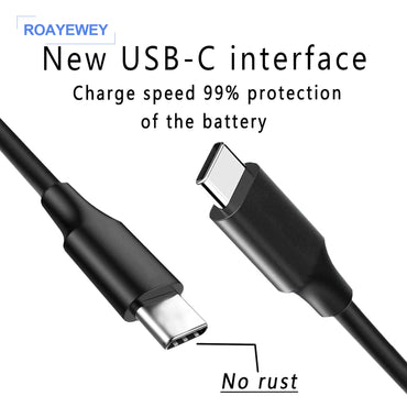 ROAYEWEY USB Type C Replacement for 45W Chromebook Charger Compatible with HP Chromebook 14 X360 USB C Power Supply Adapter