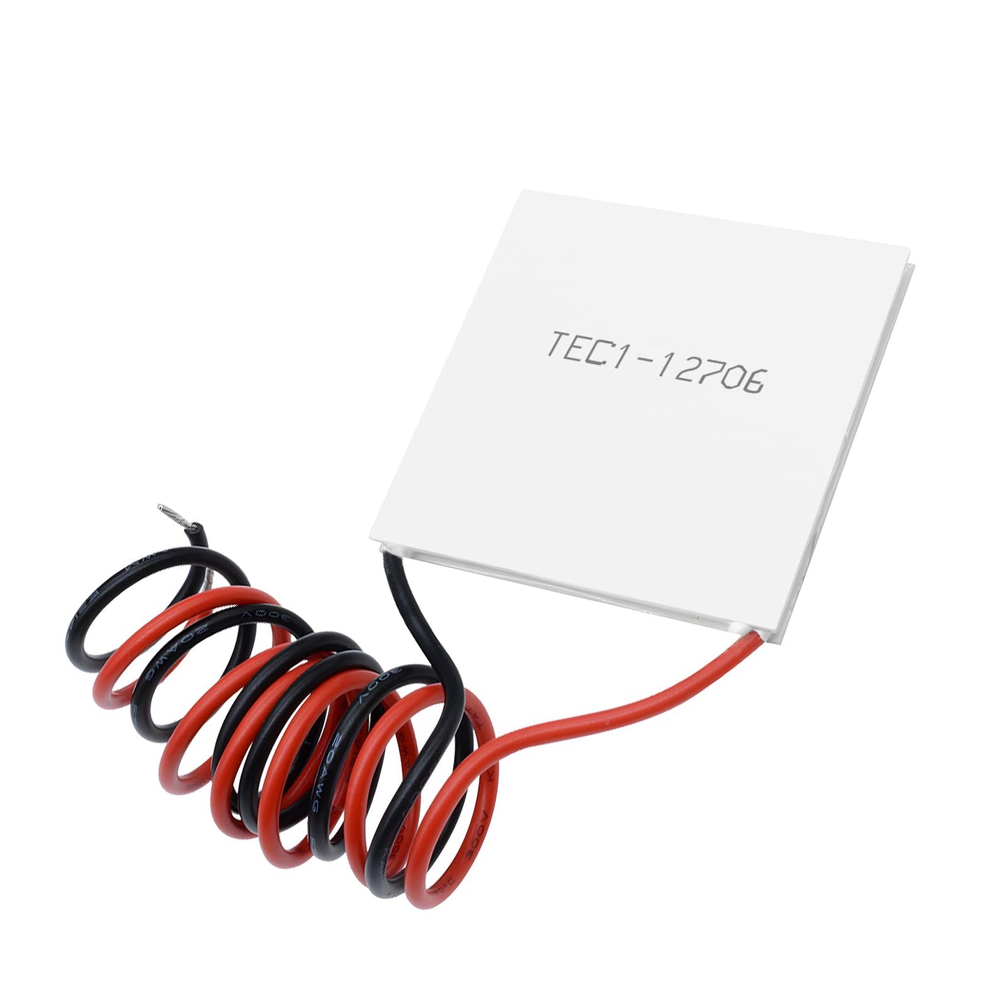 Peltier-Modul TEC1-12706, Aiden 12V 6A 60W Kühlkörper, thermoelektrischer Kühler, Peltier-Plattenmodul, Peltier-Kühler 40x40MM, kompatibel mit Peltier-Lüfter/Kühlplatte, 2 Stück