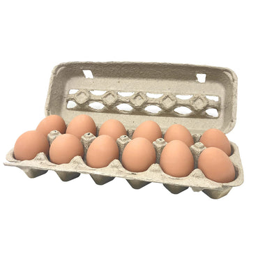 Pecking Order Paper Pulp Egg Cartons - 12 Pack Grey