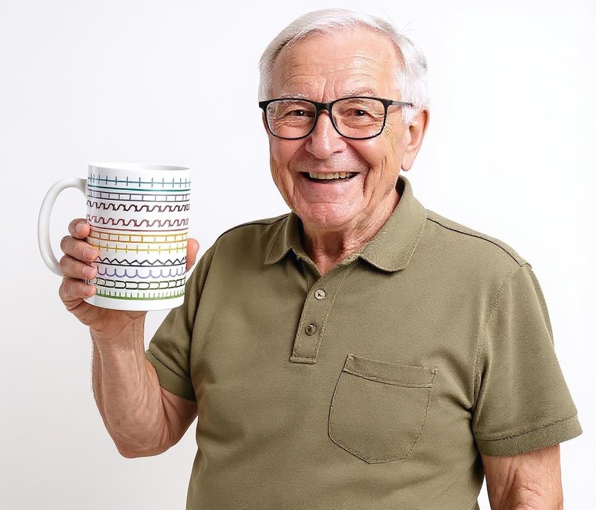 Pure Compression Hidden Message Fuck This Shit Coffee Cup Mug 11oz - Fuck It You F This S Coffee Mugs - Gag Gifts for Men Women