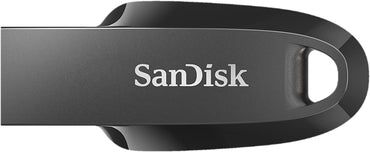 SanDisk 64GB Ultra Curve USB 3.2 Gen 1 Flash Drive - SDCZ550-064G-G46 - Bundle with (1) Everything But Stromboli Lanyard