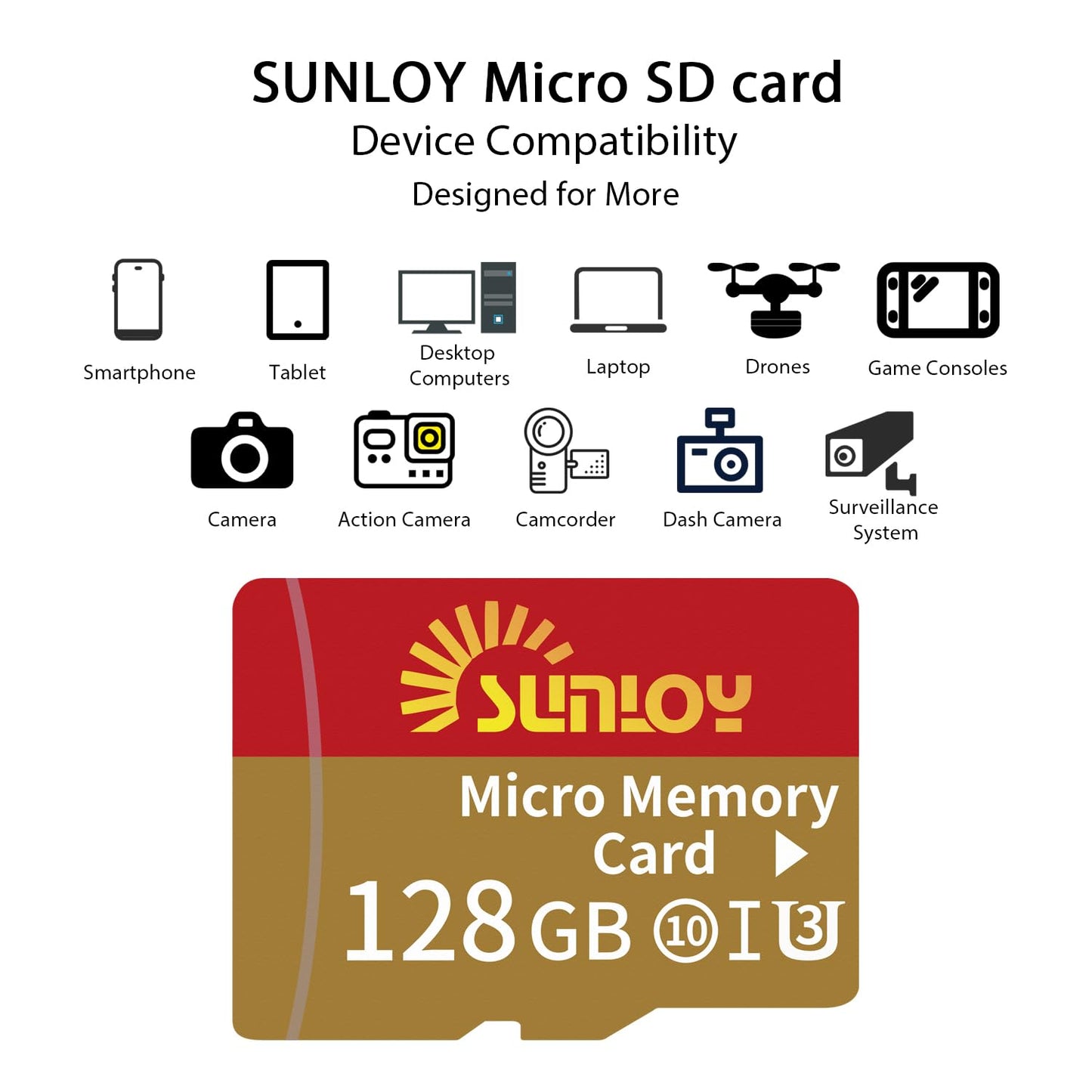 SD2Vita 6.0 PS Vita Memory Card Adapter with 128GB Micro SD Card, High Speed microSDXC UHS-I Flash Memory Card with PSVita SD Card Adapter for PSV 1000/2000 PSTV FW 3.60 HENkaku Enso System