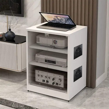 SCCCF USB-Gehäuselüfter, 80 mm, leises Kühlsystem, 4 Zoll, mit Drehzahlregelung, für Heimkino-AV-Schränke