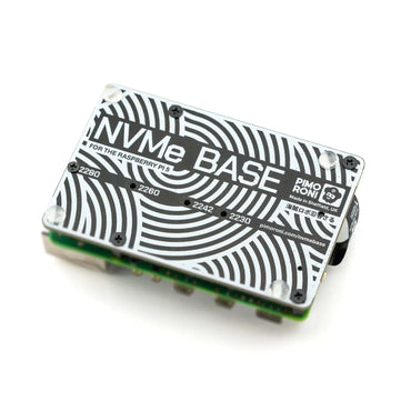 NVMe Base für Raspberry Pi 5 M.2 HAT PCIe-Erweiterungskarte (M.2 2230 bis 2280 unterstützt) (0 TB (M.2))