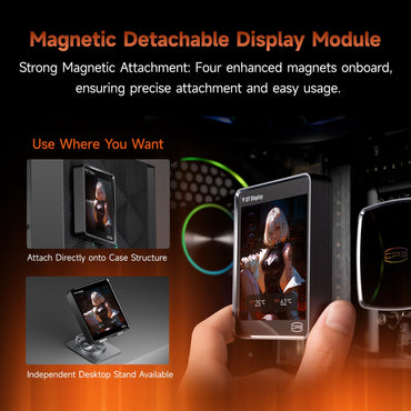 PCCOOLER CPU Cooler AIO, 3.4-inch IPS Display, 360mm ARGB Water Cooling, High-Performance F7 X120 Modular Fan, Compatible with AM4/AM5, LGA115X/1200/1700/1851 (CPS DT360 Black)