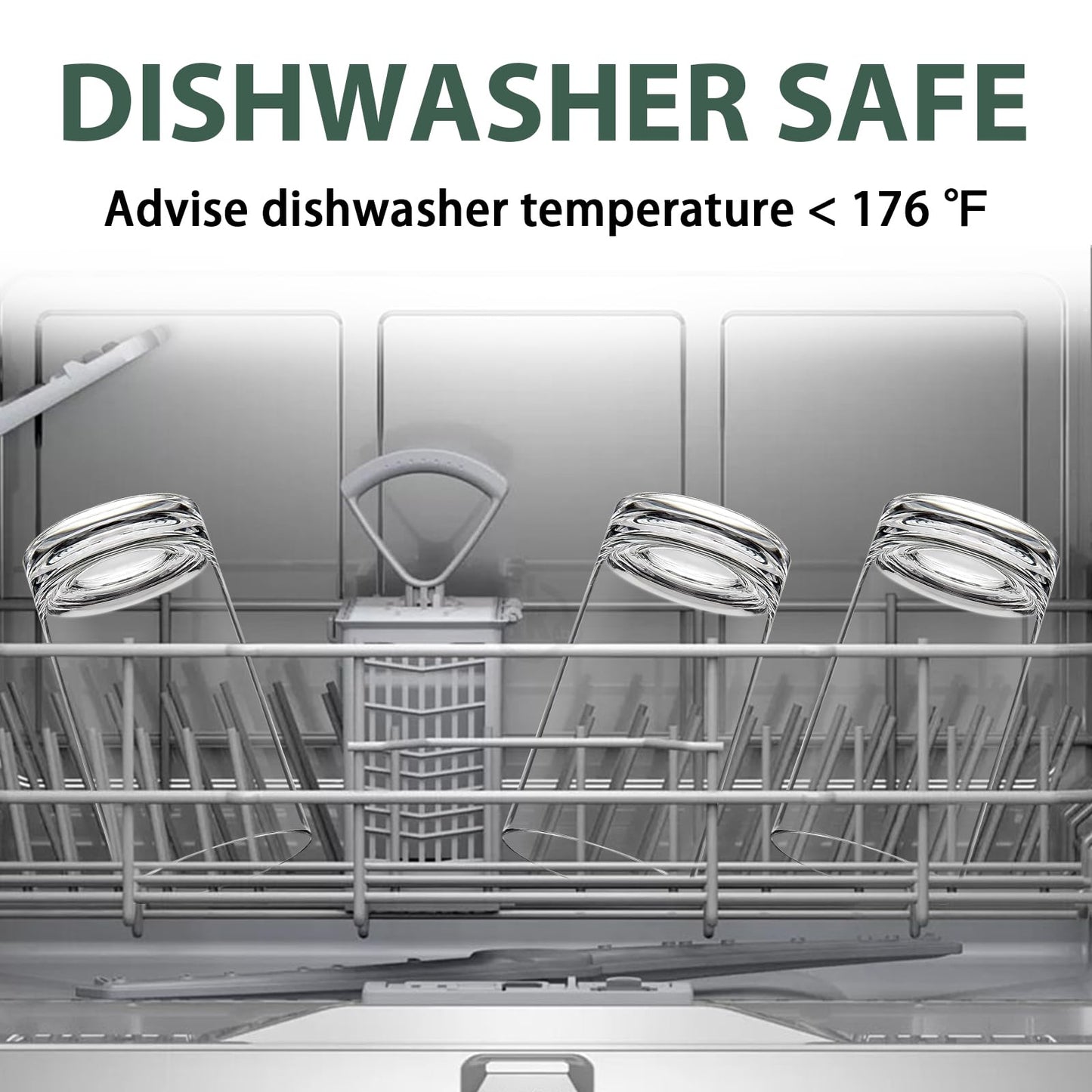 RÉΑLWÁY Shatterproof Plastic Drinking Glasses Set of 6, 17 Oz Clear Unbreakable Tumblers for Kitchen, Poolside & Patio - BPA-Free, Dishwasher-Safe, Acrylic Cups That Look Like Glass