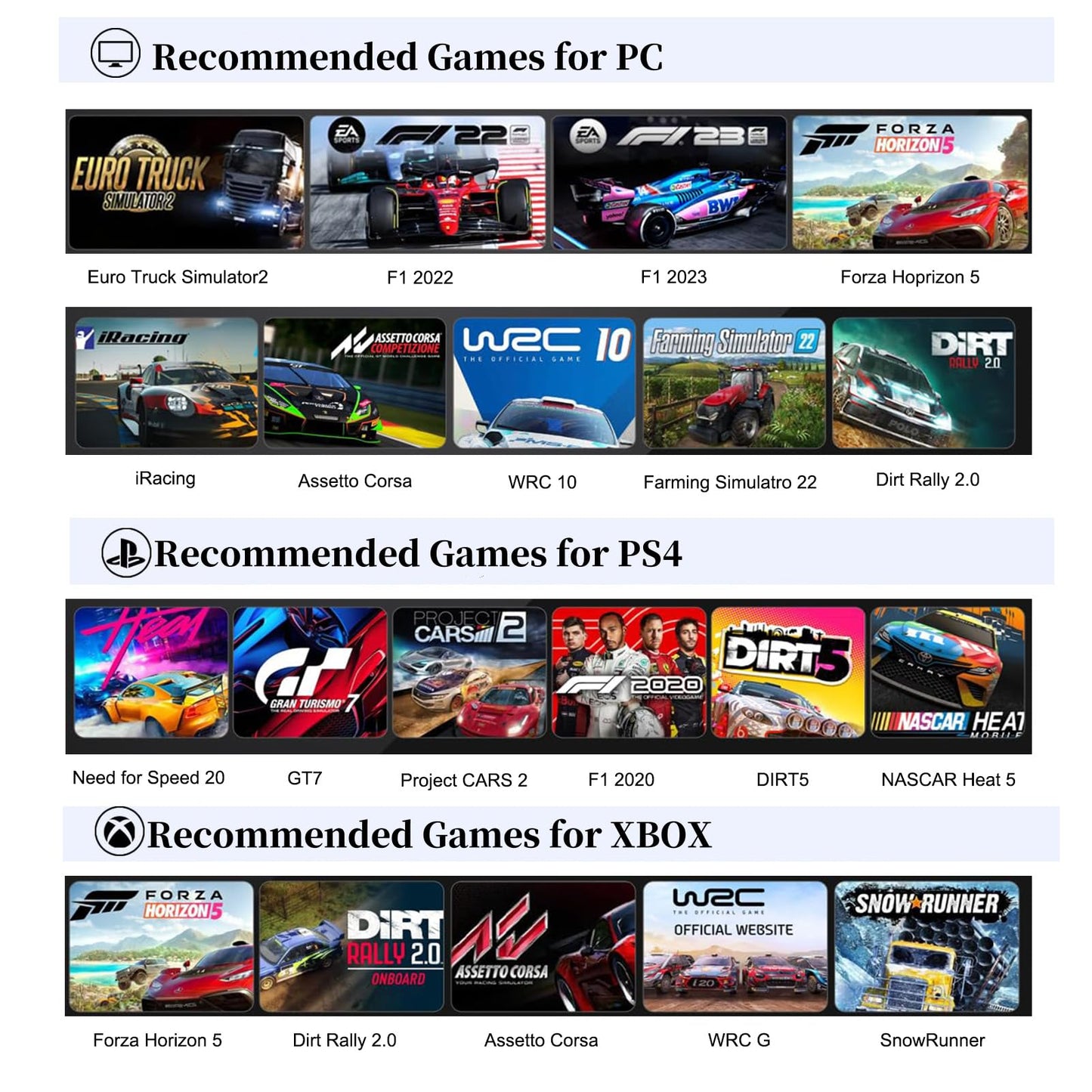 PXN Force Feedback PC Racing Wheel, Detachable 270/900 Degree V99 Driving Gaming Race Sim Steering Wheel Simulator with Pedals and Shifter for Windows PC, PS4, Xbox One, Xbox Series X/S