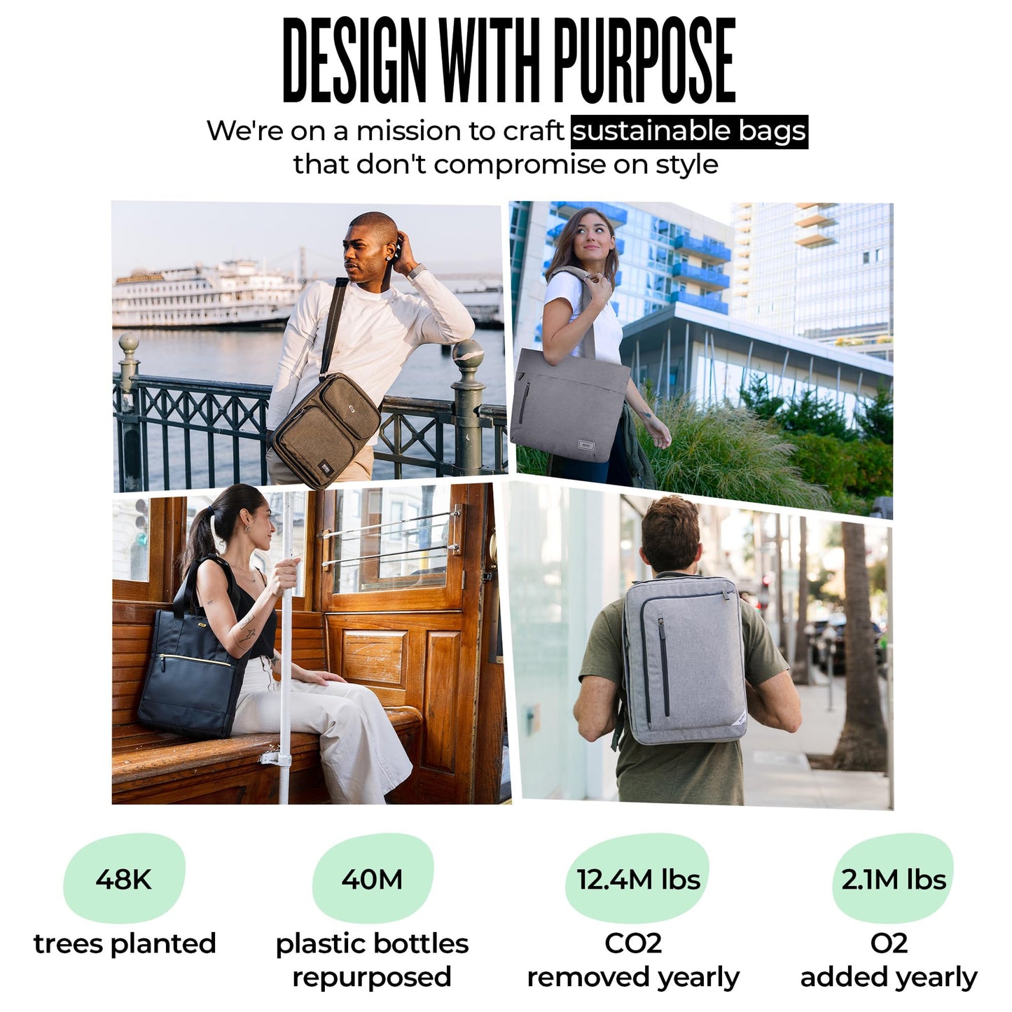 Solo New York Tablet-Umhängetasche für Damen und Herren – Crossbody-Tasche für Reisen, Spaziergänge und Wanderungen, verstellbarer Schultergurt, Reißverschlusstaschen vorne, passend für 13-Zoll-Tablets und 14-Zoll-Laptops – Hydro, Schwarz