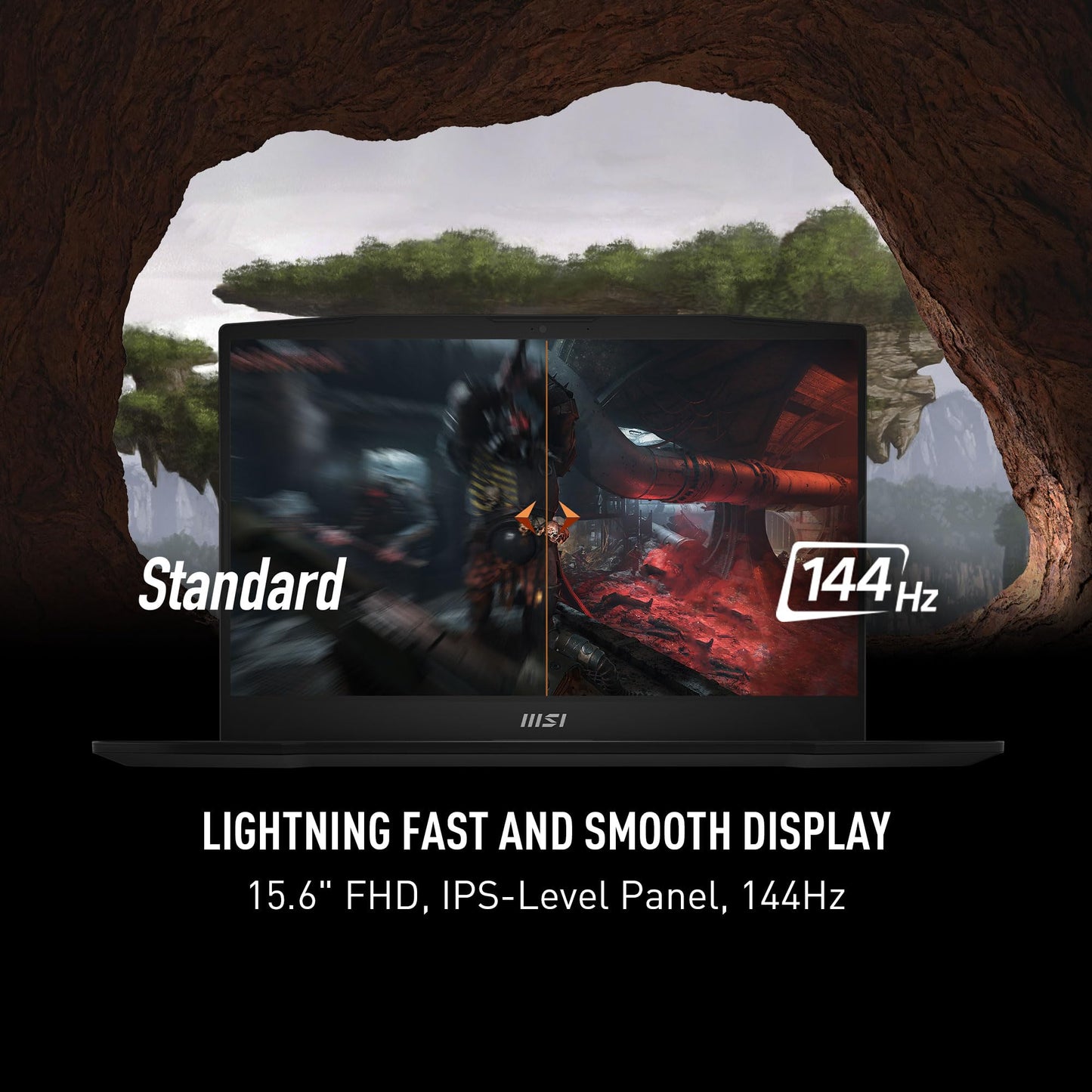 MSI Katana A15 AI 15,6" 144Hz FHD Gaming-Laptop – Ryzen 7-8845HS, GeForce RTX 4060, 32 GB DDR5, 1 TB SSD, Cooler Boost 5, Windows 1, B8VF-448US