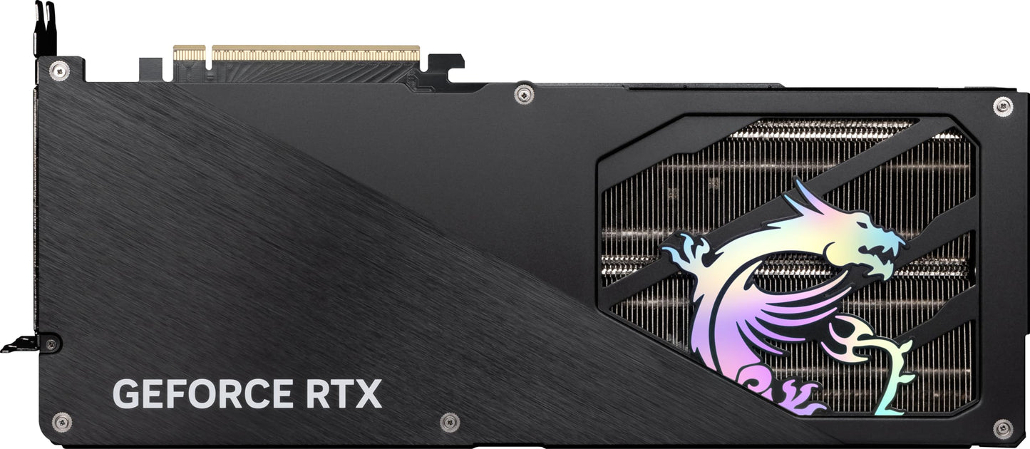 MSI RTX 5070 12G Gaming Trio OC Graphics Card (12GB GDDR7, 192-bit, Extreme Performance: 2625 MHz, DisplayPort x3 2.1a, HDMI 2.1b, NVIDIA Blackwell Architecture)