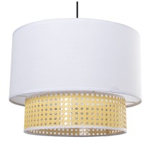 Suspension Alexandra House Living Blanc Multicouleur osier 40 W 40 x 30 x 40 cm