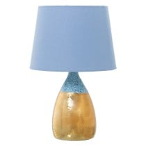 Lampe de bureau Alexandra House Living Bleu Doré Céramique 60 W 13 x 26 x 13 cm