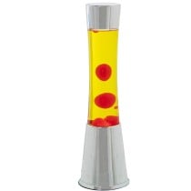 Lava Lamp Alexandra House Living Yellow Pink Metal 11 x 39 x 11 cm