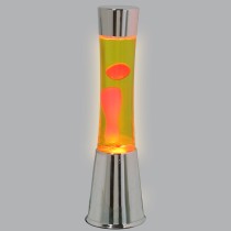 Lava Lamp Alexandra House Living Yellow Pink Metal 11 x 39 x 11 cm