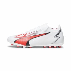 Fußballschuhe für Erwachsene Puma Ultra Match MG Weiß