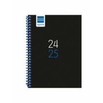 Agenda Finocam DIVA Noir 1/8 12 x 16,4 cm 2024-2025