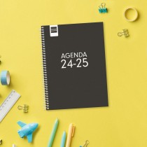 Agenda Finocam COOL Noir 1/8 12 x 16,4 cm 2024-2025