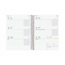 Agenda Finocam Noir 1/8 12 x 16,4 cm 2024-2025