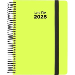 Agenda Grafoplas NEON Jaune A5 14,8 x 21 cm 2025