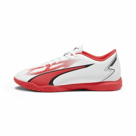 Chaussures de Football pour Adultes Puma Ultra Play It Blanc Rouge