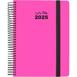 Agenda Grafoplas NEON Fuchsia A5 14,8 x 21 cm 2025