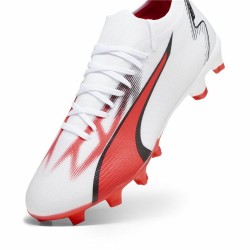 Fußballschuhe für Erwachsene Puma Ultra Match FG/AG Weiß