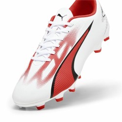 Fußballschuhe für Erwachsene Puma Ultra Play FG/AG Weiß Rot