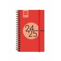 Diary Finocam SVH Red 7,9 x 12,7 cm 2024-2025