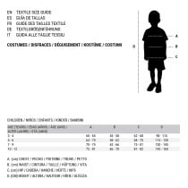 Verkleidung für Kinder Skelett 10-12 Jahre (2 Stücke)