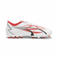 Fußballschuhe für Kinder Puma Ultra Play MG Weiß Rot