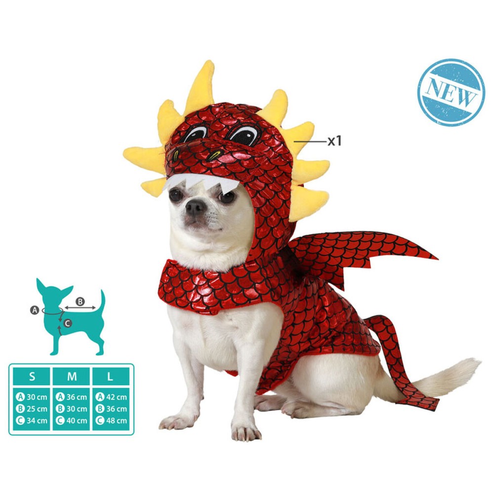 déguisement pour chien Taille S Dragon