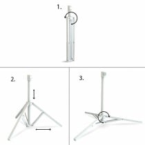 Base for beach umbrella Aktive 78,5 x 58,5 x 78,5 cm 78 x 58 x 78 cm (4 Units)