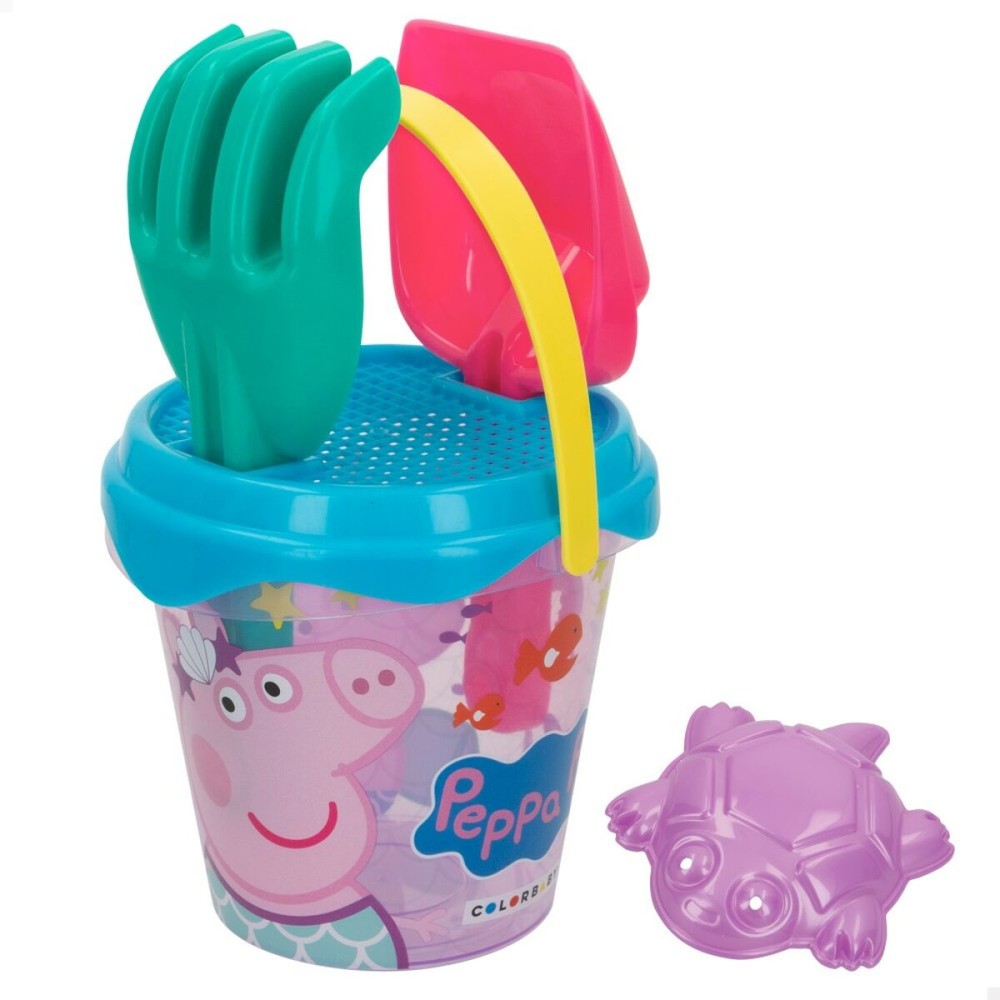 Beach toys set Peppa Pig 14 x 12,5 x 14 cm (24 Units)