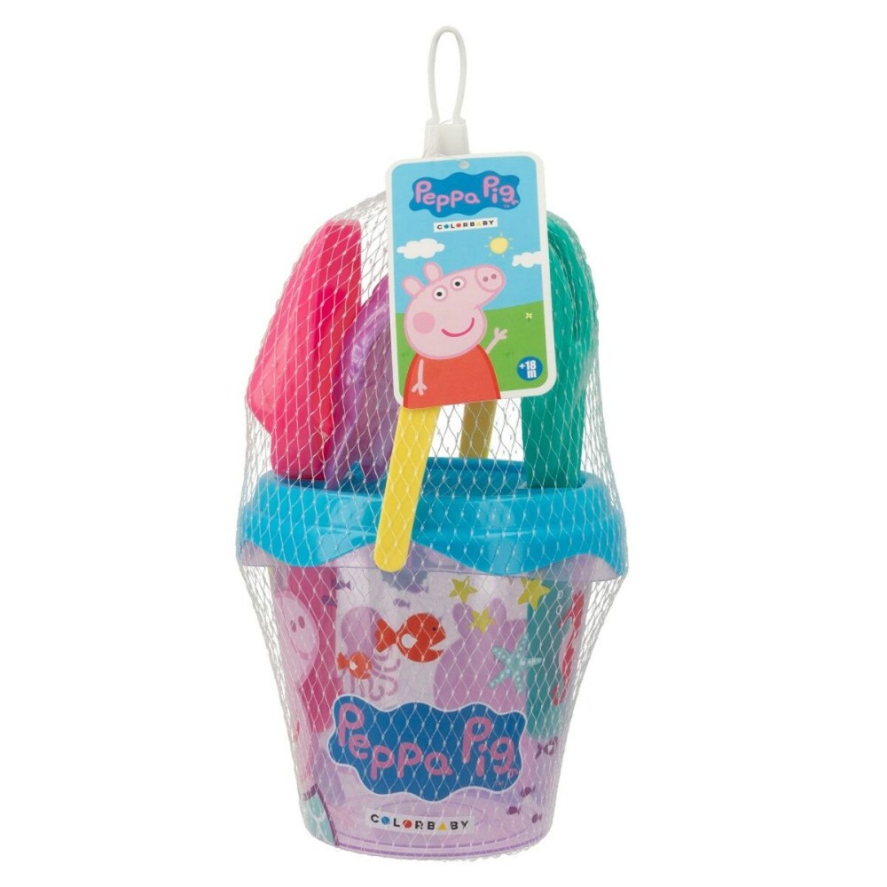 Beach toys set Peppa Pig 14 x 12,5 x 14 cm (24 Units)