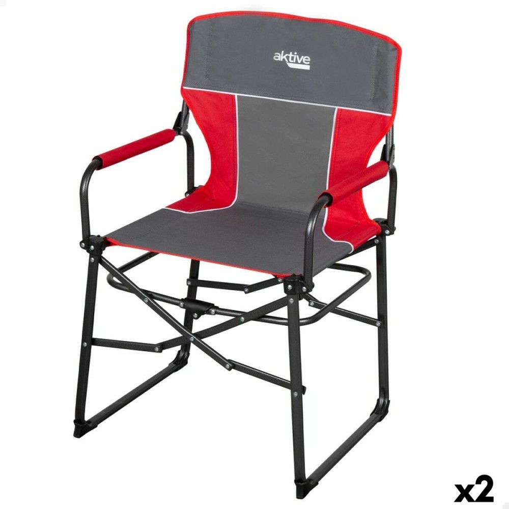 Camping Klappstuhl Aktive 54 x 92 x 49 cm (2 Stück)