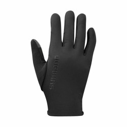 Fahrradhandschuhe Shimano Windbreak Race Schwarz