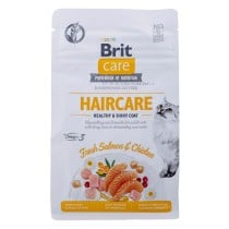 Aliments pour chat Brit Care Grain Free Haircare Healthy & Shiny Coat Adulte Poulet Saumon 400 g