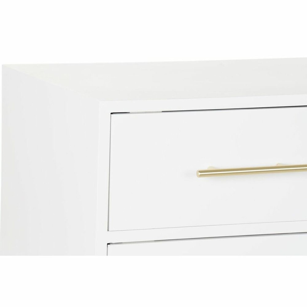 Meubles de télévision DKD Home Decor Blanc Métal MDF (140 x 52 x 40 cm)