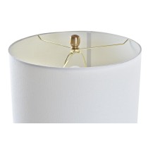 Lampe de bureau DKD Home Decor Doré Métal Blanc 41 x 41 x 80 cm 220 V 50 W