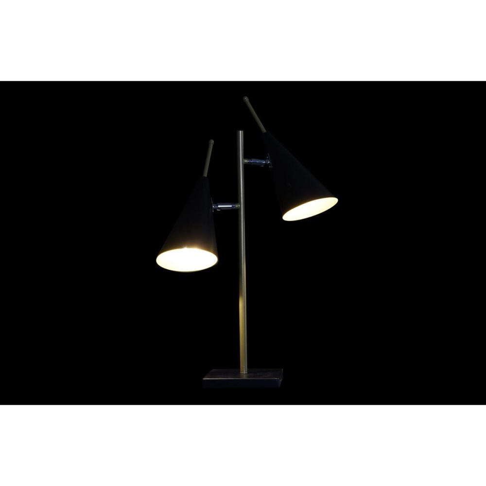 Lampe de bureau DKD Home Decor Noir Doré Métal 25 W 220 V 38 x 16 x 64 cm