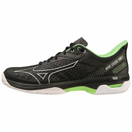 Padel-Sportschuhe für Erwachsene Mizuno Wave Exceed Tour 5 CC Schwarz