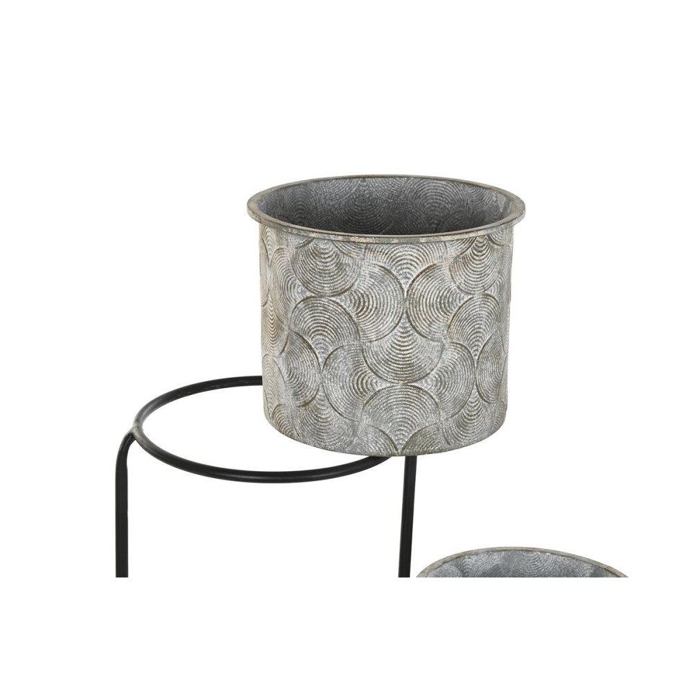 Planter DKD Home Decor Grey Metal (82 x 25 x 81 cm)