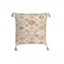 Kissen DKD Home Decor Beige Rhombusse 60 x 20 x 60 cm