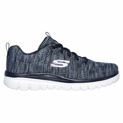 Chaussures de sport pour femme Skechers Graceful-Twisted Bleu foncé