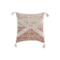 Kissen DKD Home Decor Beige Orange 45 x 10 x 45 cm Randbereich