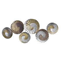 Wall Decoration DKD Home Decor Metal Multicolour Oriental Spirals (104 x 4,5 x 43 cm)