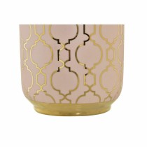 Vase DKD Home Decor Porcelain Pink Golden Oriental (15 x 15 x 41,5 cm)