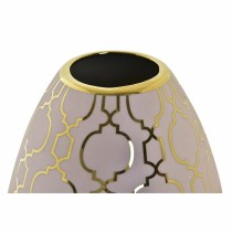 Vase DKD Home Decor Porzellan Rosa Gold Orientalisch Verchromt 16 x 16 x 18 cm